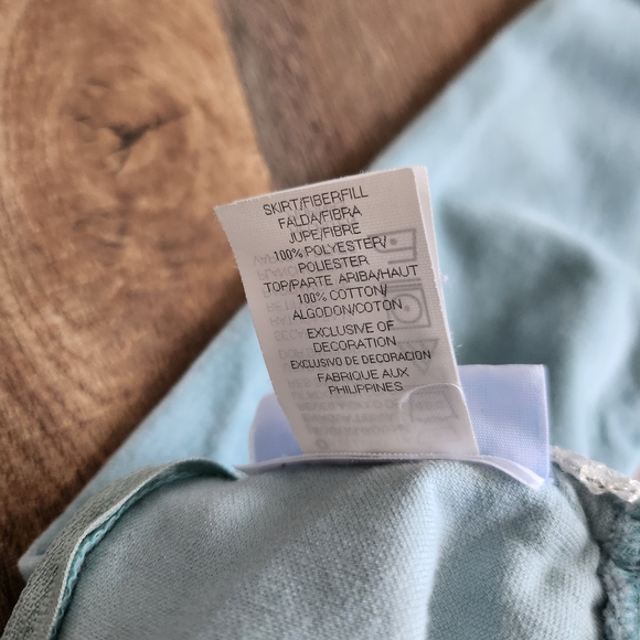 80s Vintage Dress Baby 2T. A little Angel brand. Made in Philippines. - Picture 6 of 7